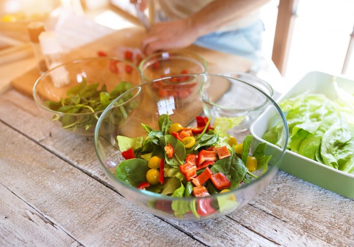 Ketogenic Diet-Ingredients for salad